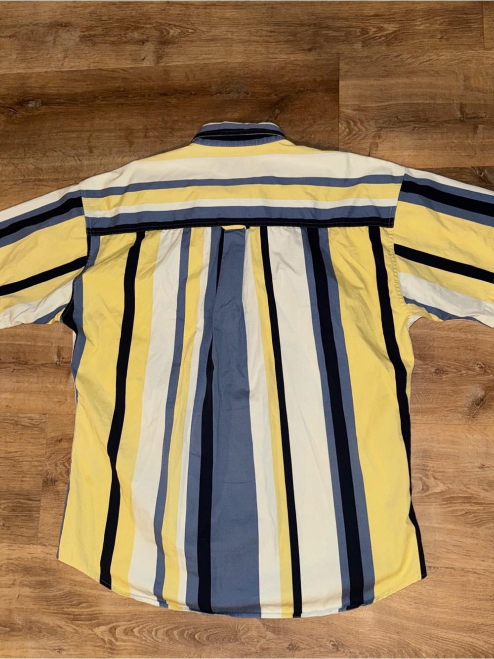 VTG 90S Chaps Ralph Lauren Shirt Men’s L Embroidered Button Down Preppy Stripped - Picture 8 of 8
